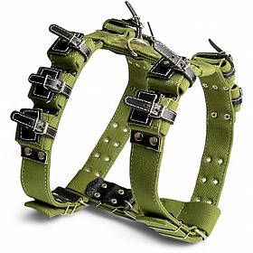 Шлея х\б подвійна з кишенями для обважнювачів 67-85см, 79-101см