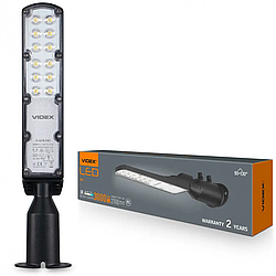 Вуличний LED ліхтар прожектор VIDEX |IP65, SLE18, 30W, 3000Lm, 5000K, 220V| Чорний SLE18-0305