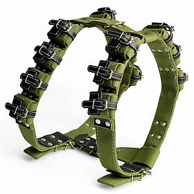 Шлея х\б подвійна з кишенями для обважнювачів 72-90см, 84-106