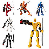 Фігурка Іграшка Робот Titan Lucky 13 Dummy рухливий улюбленець дітей Помаранчевий, фото 6