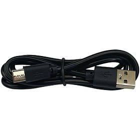 Кабель для зарядки телефонів USB - Type-C / Wondertech / 80см / Чорний