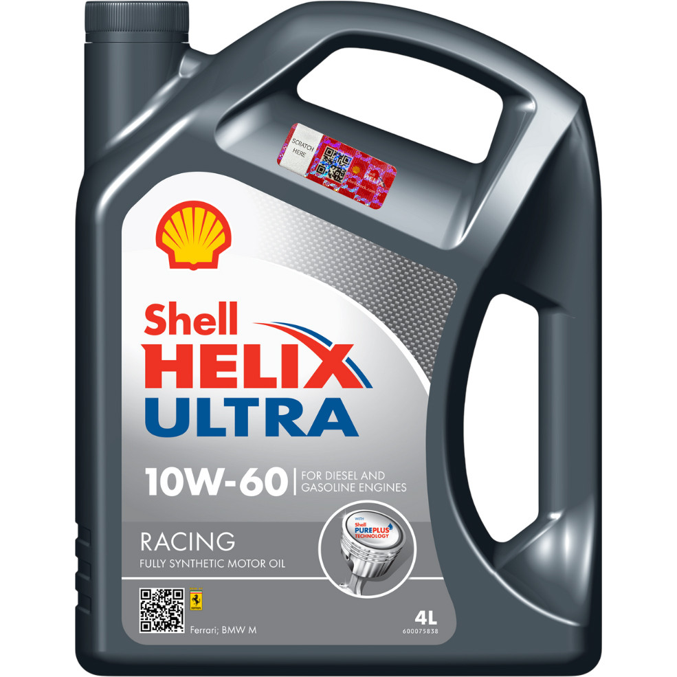 Моторна олива Shell Helix Ultra Racing 10W-60, 4 л