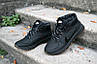 Зимові чоловічі черевики кросівки на хутрі шкіряні чорні спортивні 40-45 розмір (код:МР-Nike), фото 6