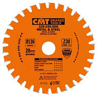 Пила CMT по металлу "сухой рез" D136,5x20х1,5х1,2 Z30 (Арт. 226.030.05H)