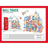 Дитячий конструктор пазл "Ball Track" на 126 деталей, фото 3