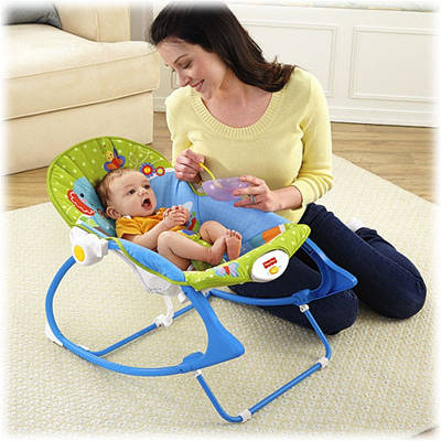 Дитяче музичне крісло качалка Закачуючий шезлонг для немовляти 3 підвіски заспокійлива вібрація мелодії