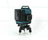 Акумуляторний лазерний Makita нівелір SK700GDZ 4D-16 лінійний рівень зі штативом, фото 7
