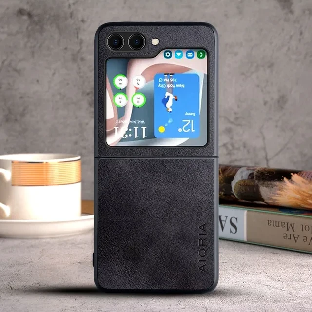 Шкіряний чохол AIORIA Vintage для Samsung Galaxy Flip 6