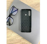 Чохол для Samsung Galaxy A60 - Під шкіру крокодила, Чорний, фото 3