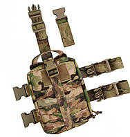 Футляр-підсумок для аптечки швидкоскидний стегновий, мультикам