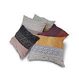 Комплект декоративних подушок Firanka Meandr 38х28см 2шт 32х28см 1шт 37х32см 1шт 37х29см 1шт кольорові (п_0656), фото 2