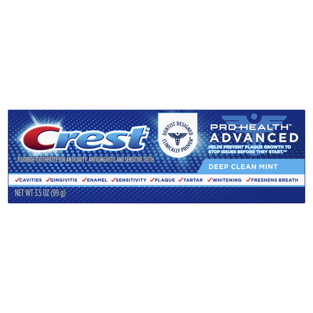 Зубна паста для глибокого очищення Crest Pro-Health Deep clean mint Toothpaste 99гр