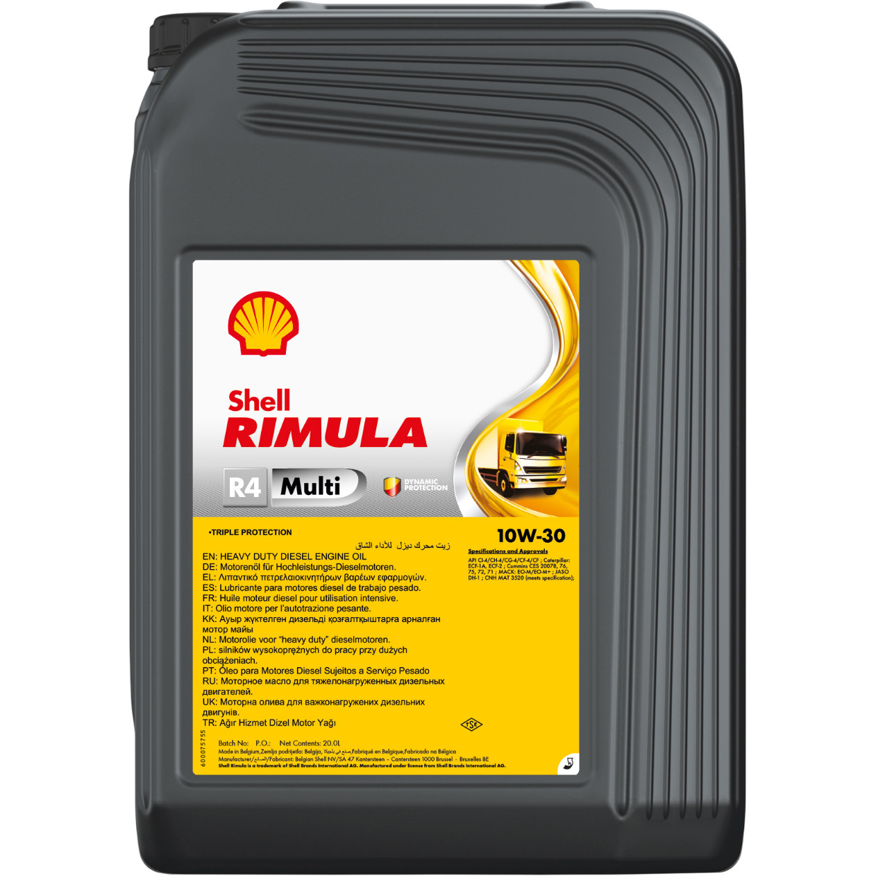 Моторна олива Shell Rimula R4 Multi 10W-30, 20 л