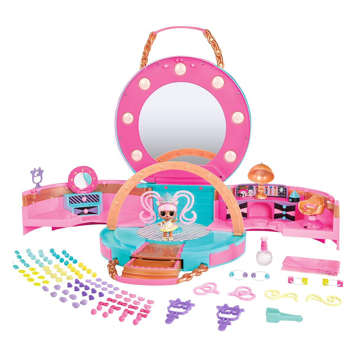 Ігровий набір LOL Surprise Салон зачісок з бусинок в сумочці 120995