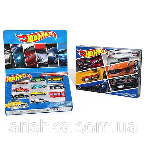 Набір машин Хот вилс ,Hot Wheels 10 машинок, металопластиковий корпус, фото 1