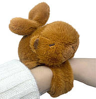 Браслет на руку капібара з рухомими крильцями, спляча капібарка, хом'як