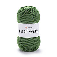 YarnArt NORWAY (Норвей) №248 зелений  (Пряжа акрилова, нитки для в'язання)