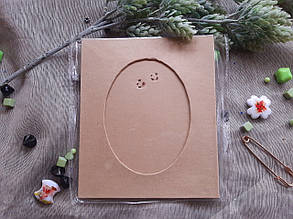 Дефект Заготовка картонна фоторамка 15х18 см.