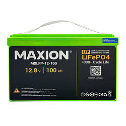 Літієві акумулятори MAXION LiFePO4 MXLFP-12-100 (12V; 100Ah)