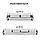 Розсувна гребінка-конструктор 14 (80) для укладання плитки на підлогу і стіни., фото 8