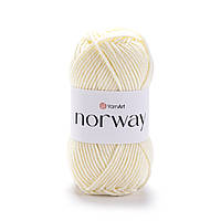 YarnArt NORWAY (Норвей) №851 кремовий  (Пряжа акрилова, нитки для в'язання)