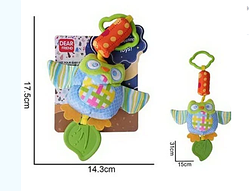 Брязкальце підвіска  688 M102 "Bimbo" Сова, в пакеті