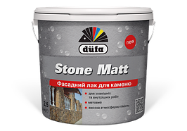 Фасадний лак для каменю акриловий Dufa Stone Matt мат 10 л