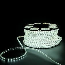 Вулична Світлодіодна гірлянда дюралайт плоский SMD 5050, 60 LED\м, колір - білий 100м