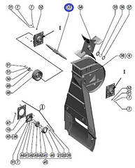Вал прискорювача на комбайн Дон-680