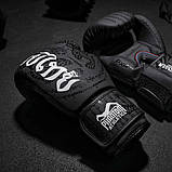 Боксерські рукавиці Phantom Muay Thai Black 12 унцій (бинти в подарунок), фото 5