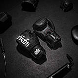 Боксерські рукавиці Phantom Muay Thai Black 12 унцій (бинти в подарунок), фото 8