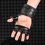 Рукавиці для ММА Phantom Muay Thai Black L/XL (капа в подарунок), фото 10
