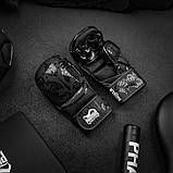 Рукавиці для ММА Phantom Muay Thai Black L/XL (капа в подарунок), фото 11