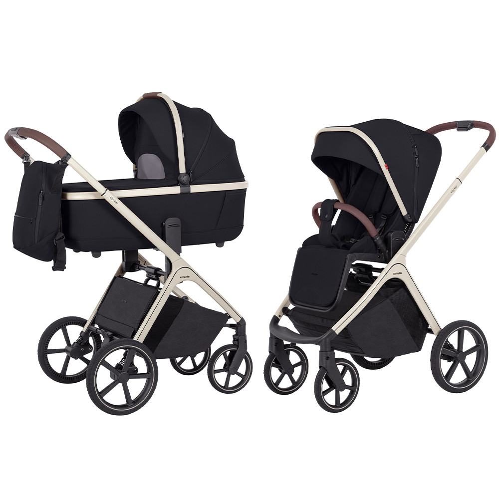 Коляска універсальна Carrello Vector CRL-6550 2в1 Pearl Black