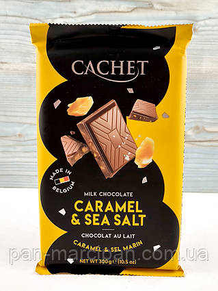 Шоколад Cachet карамель з сіллю 300 г (Бельгія)