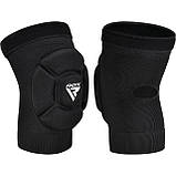 Наколінники спортивні RDX Hosiery Knee Foam K5 Black/White L (пара), фото 3