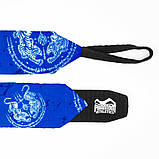 Бинти для боксу Phantom Muay Thai Blue 400cm. (4м.), фото 3