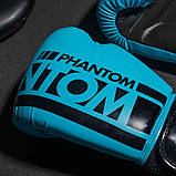 Боксерські рукавиці Phantom APEX Neon Blue 10 унцій (капа в подарунок), фото 6