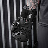 Боксерські рукавиці Phantom APEX Velcro Black 12 унцій (Бинти 4м. в подарунок), фото 10