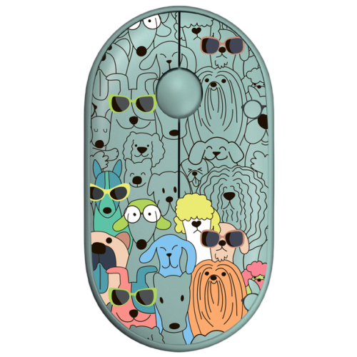 Миша бездротова 2E MF300 Pets Dogs Silent Green (2E-MF300WPETSGN)