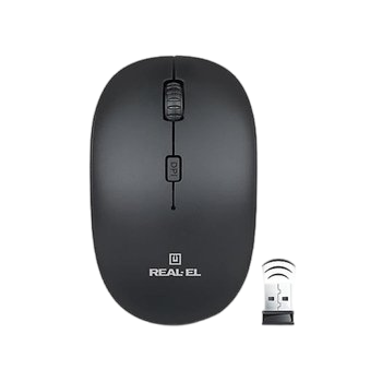 Миша бездротова REAL-EL RM-350 Black (EL123200043)