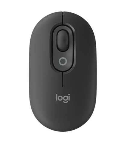 Миша бездротова Logitech Pop Mouse with Emoji Graphite (910-007412)