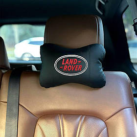 Подушка на підголівник з вишивкою марки Land Rover