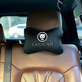 Подушка на підголівник з вишивкою марки Jaguar