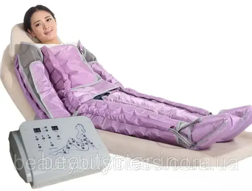 Апарат пресотерапії на 28 каналів, Апарат для пресотерапії лімфодренажу апарати для корекції фігури, фото 1