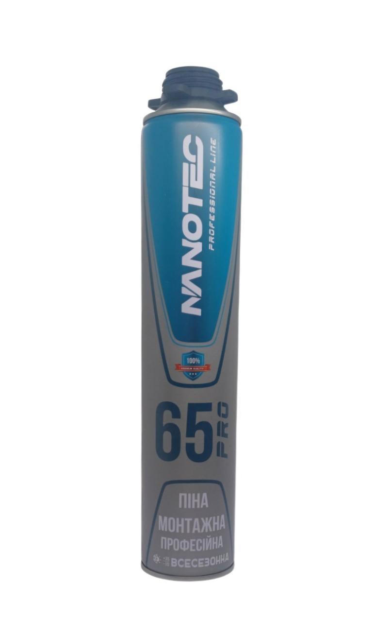 Піна монтажна NanoTec професійна 850 мл (65 л)