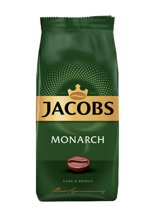 Кава в зернах  Jacobs Monarh 250г, (Якобс)
