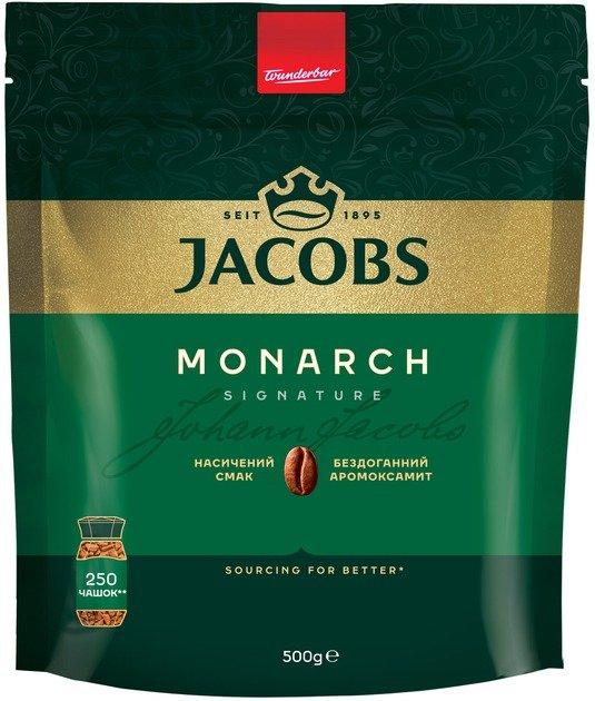 Кава розчинна сублімована Jacobs Monarh Економ 500г, (Якобс)