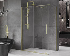 Душова кабіна MEXEN VELAR 150х90 BRUSHED GOLD, фото 4
