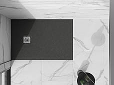 Душовий піддон MEXEN STONE+ 140x70 ANTHRACITE, фото 5
